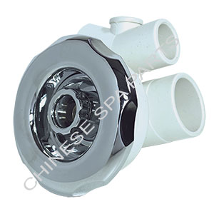 KF Whirlpool Bath Large Directional Scalloped Jet Complete With Body